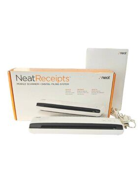 NeatReceipts NM-1000 Mobile Scanner USB Portable Digital Filing System *Complete